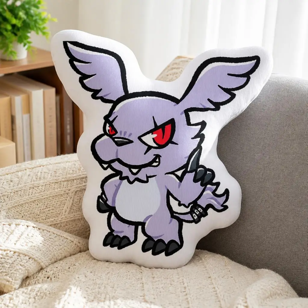 Gazimon Digimon Funny Pillow Cushion Irregular Stuffed Throw Pillow Home Decor Gift Sofa Bed
