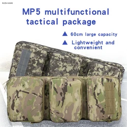 MP5 Tactical Backpack for Outdoor CS, Airsoft Hunting Weapon Pack, Niper Rifle, Molle Gun Bag, Single Shoulder Bag, Oxford 60cm