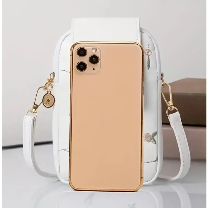 Neue einfarbige, exquisite Schultertasche für Damen, einfache vertikale Retro-Umhängetasche, modische Damentasche für Reisen – Detail 7