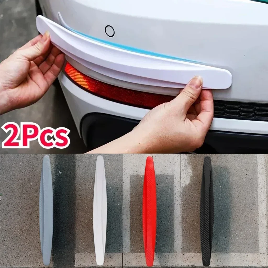 

​ ​ 2 шт. универсальные защитные ограждения для предотвращения столкновений ​ ​ – Наклейки для защиты углов автомобиля, полоски на бампер против царапин (аксессуары для автомобиля)