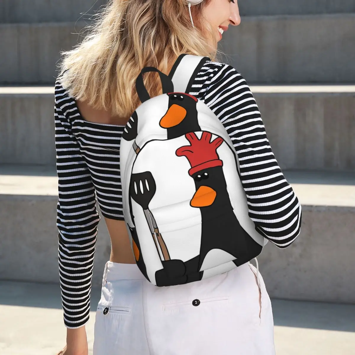 Feathers McGraw - Kitchen Spatula Backpack Hot Sale Daypack Large Capacity BookBag School Bag Shoulder Bags for Men Women