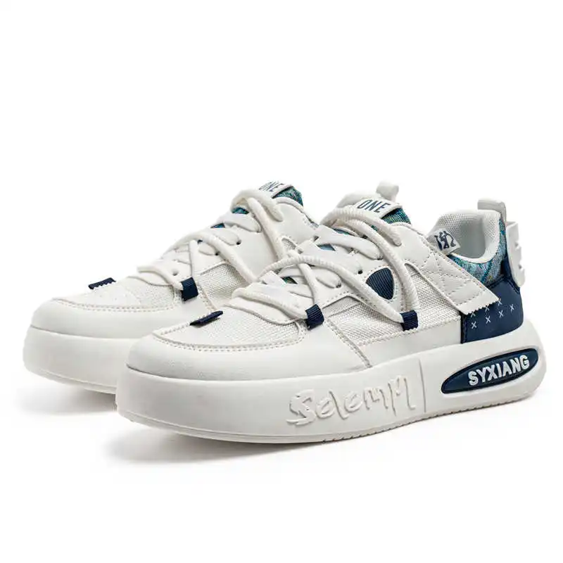 

Мужские тренировочные кроссовки из натуральной кожи с нескользящей подошвой, черные, плетеные, спортивные, для мужчин, универсальные, от известных брендов