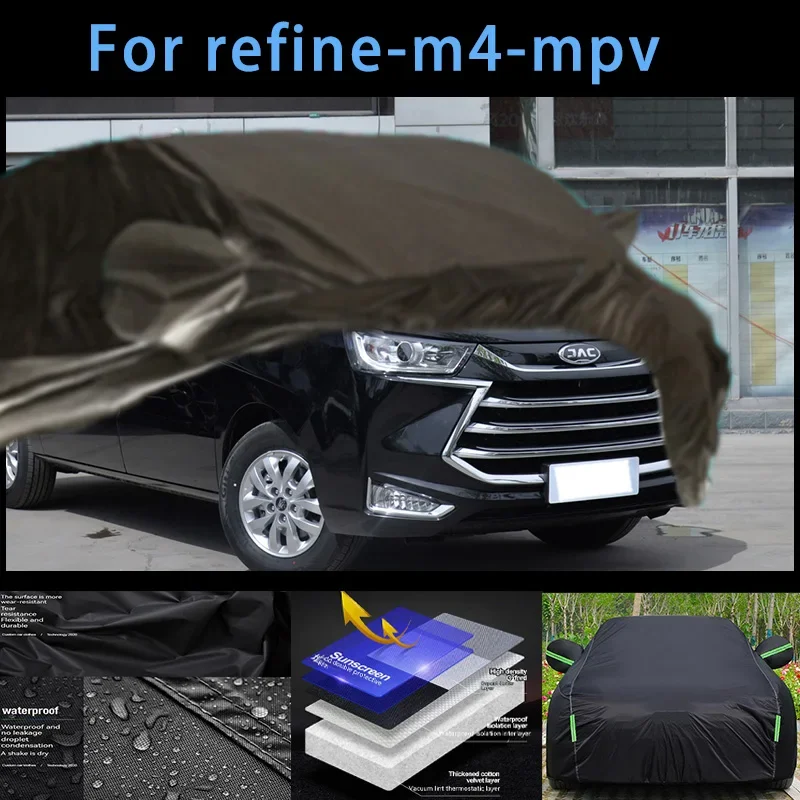 

For refine-m4-mpv Outdoor Protection Full Car Covers Snow Cover Sunshade Waterproof Dustproof Exterior Car accessories