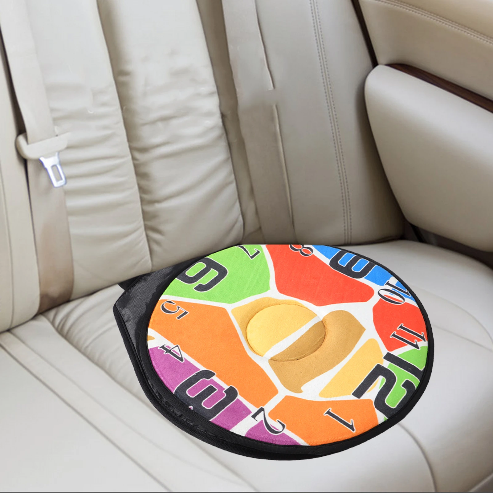 

Rotating Car Cushion for Elderly Adults Swivel Support Anti-Slip Portable Auto Seat Pad Breathable Fabric Automotive Seat