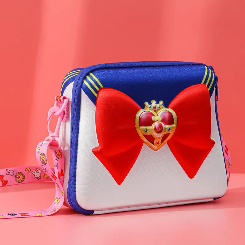 

Cartoon Sailor Moon Transformation Shoulder Travel Storage Bag Three-dimensional Crossbody Bag Gift