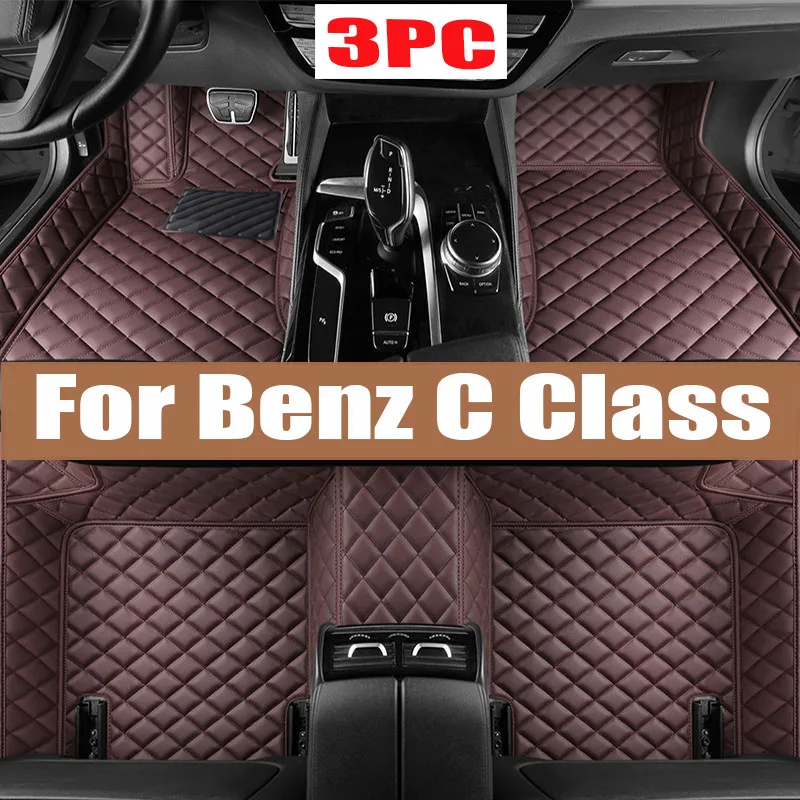 Car Floor Mats For Mercedes Benz C Class W205 C180 200 220 250 260 300 350 400 450 2014-15 2016 2017 2018 2019 2020 Accessories