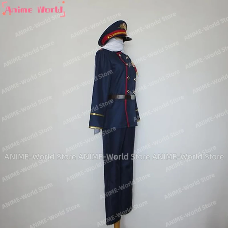 《Custom Size》Hetalia Axis Powers Soviet Union Russia Ivan Braginski Uniform Cosplay Costume Custom Made Wig