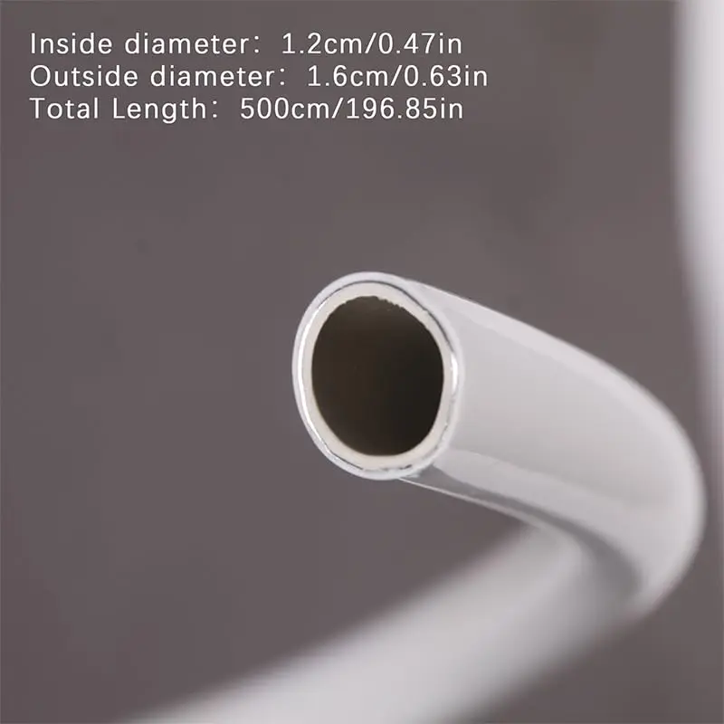 5M/2M Styling-Röhre PVC Aluminium Biegbares Kunststoff-Formrohr Große Kunstblumenstiele DIY-Requisiten Hochzeits- und Partydekoration – Detail 3