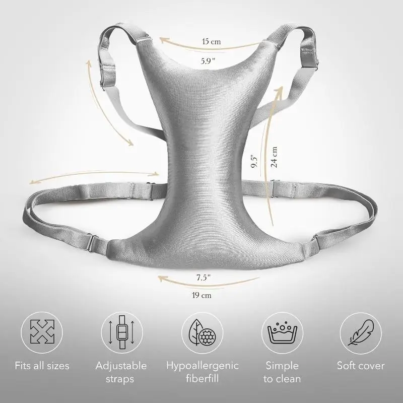 تعتبر وسادات الثدي النائمة المضادة للتجاعيد وقابلة للغسل ولا تسبب الحساسية وتقليل تجاعيد الثدي.
