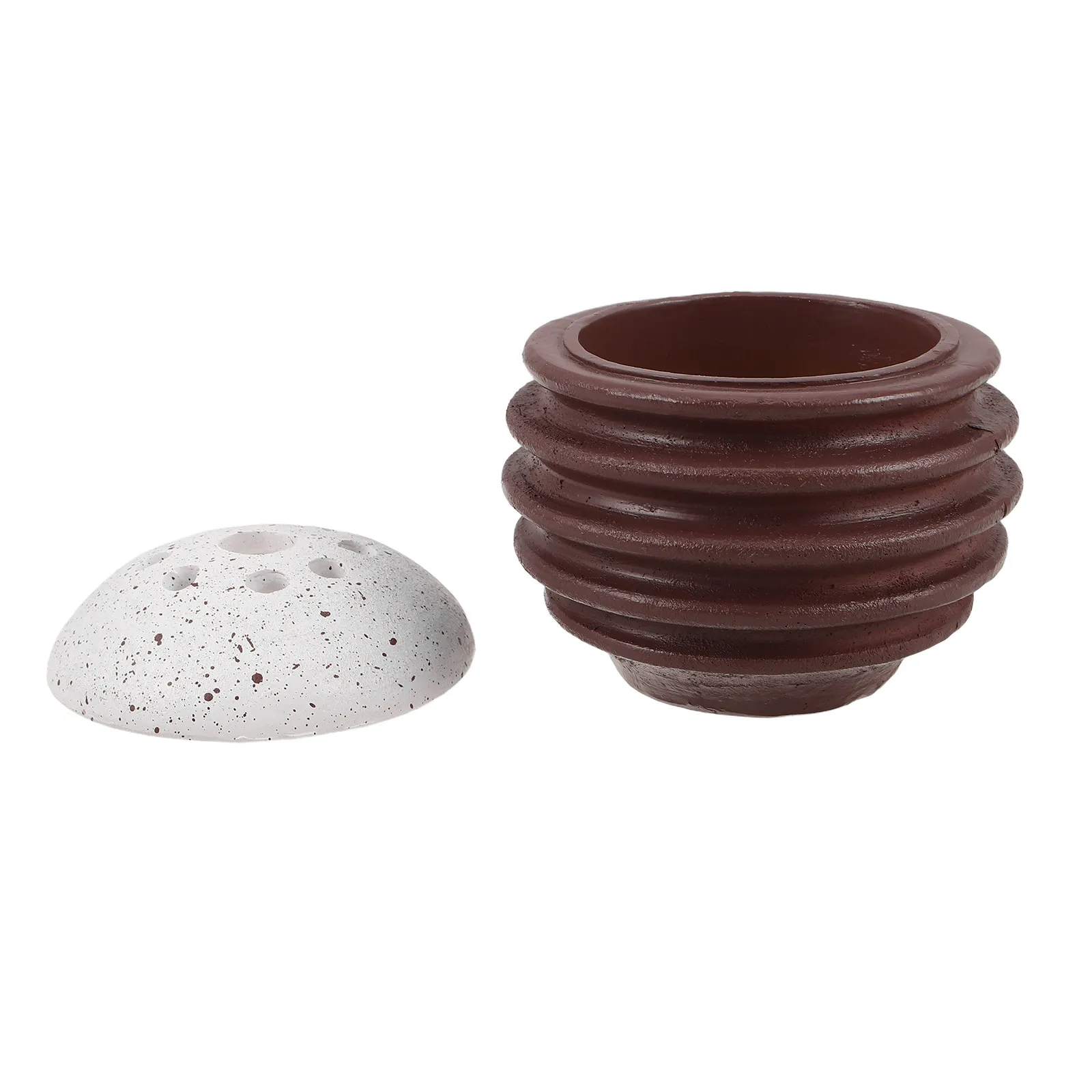 Resin Incense Burner Honeycomb Ball Censer Middle Eastern Decorative Aroma Burner for Home Office Teahouse Desktop Indoor Use