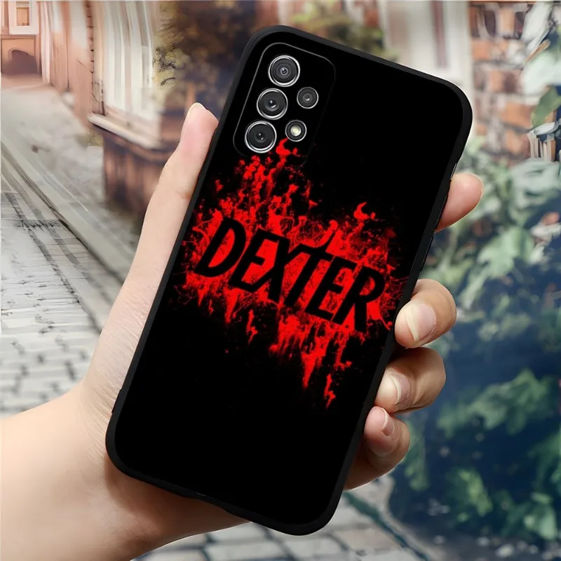 TV Show Dexter Morgan Phone Case For Samsung A24 A14 A50 A52 A51 A53 A33 A13 A22 A31 A54 A03S A32 A21 A34 A42 Black Cover