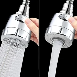 2 Mode Faucet Nozzle Kitchen Filter Adapter Bent Water Saving Tap Aerator Rotatable Swivel Head Bath Faucet Bubbler 360 Diffuser