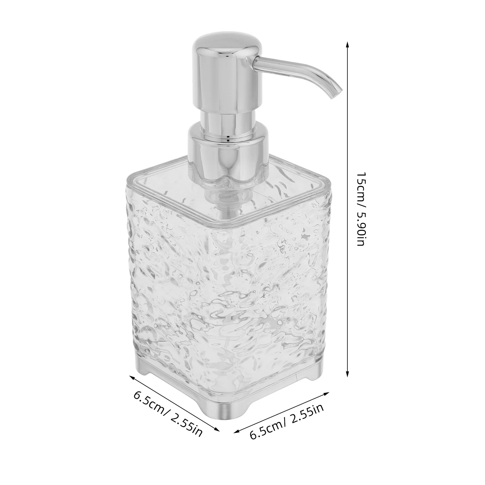 Mousse Foaming Bottle for Face Wash Hand Soap Shampoo Body Wash Clear Plastic Pump Dispenser Refillable No Charging Required