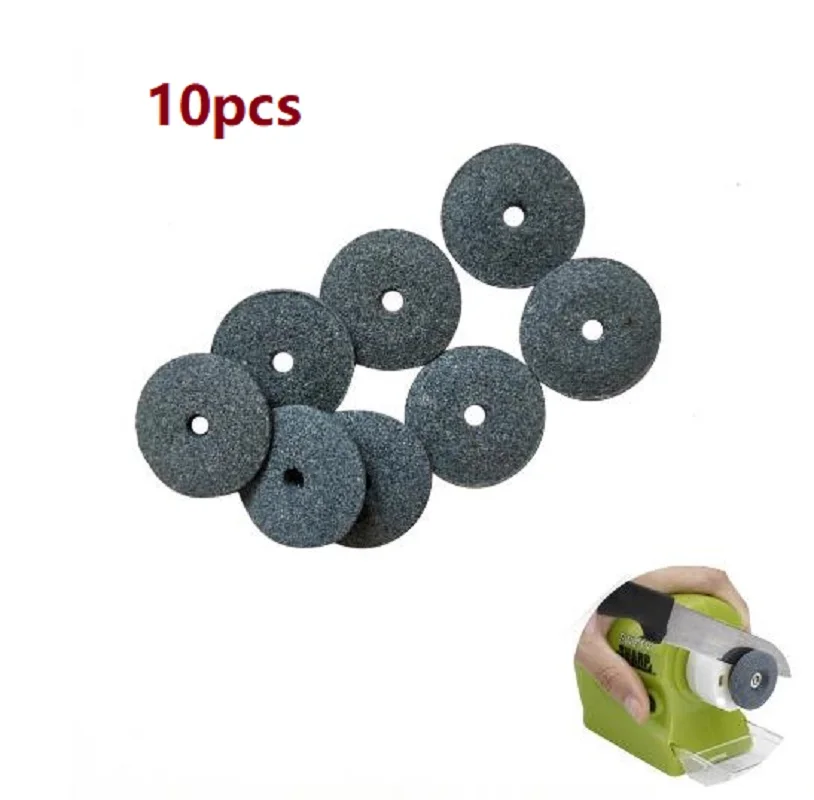 10 Stks/partij 2Cm Elektrische Messenslijper Professionele Hoge Snelheid Roterende Slijpen Machine Accessoires Keuken Tool