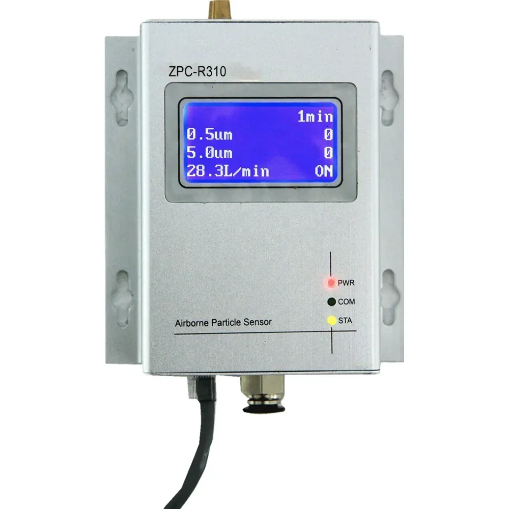 2025 Premium ProductsZetron Cleanroom Monitoring 110V Particle Size PM0.5 PM2.5 Dust Particle Counter