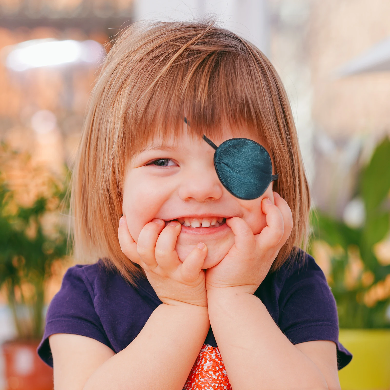 

2pcs Pirate Eye Patch Adjustable Single Eyepatch For Halloween Costume Soft Breathable Amblyopia Lazy Eye Cover Reusable Light