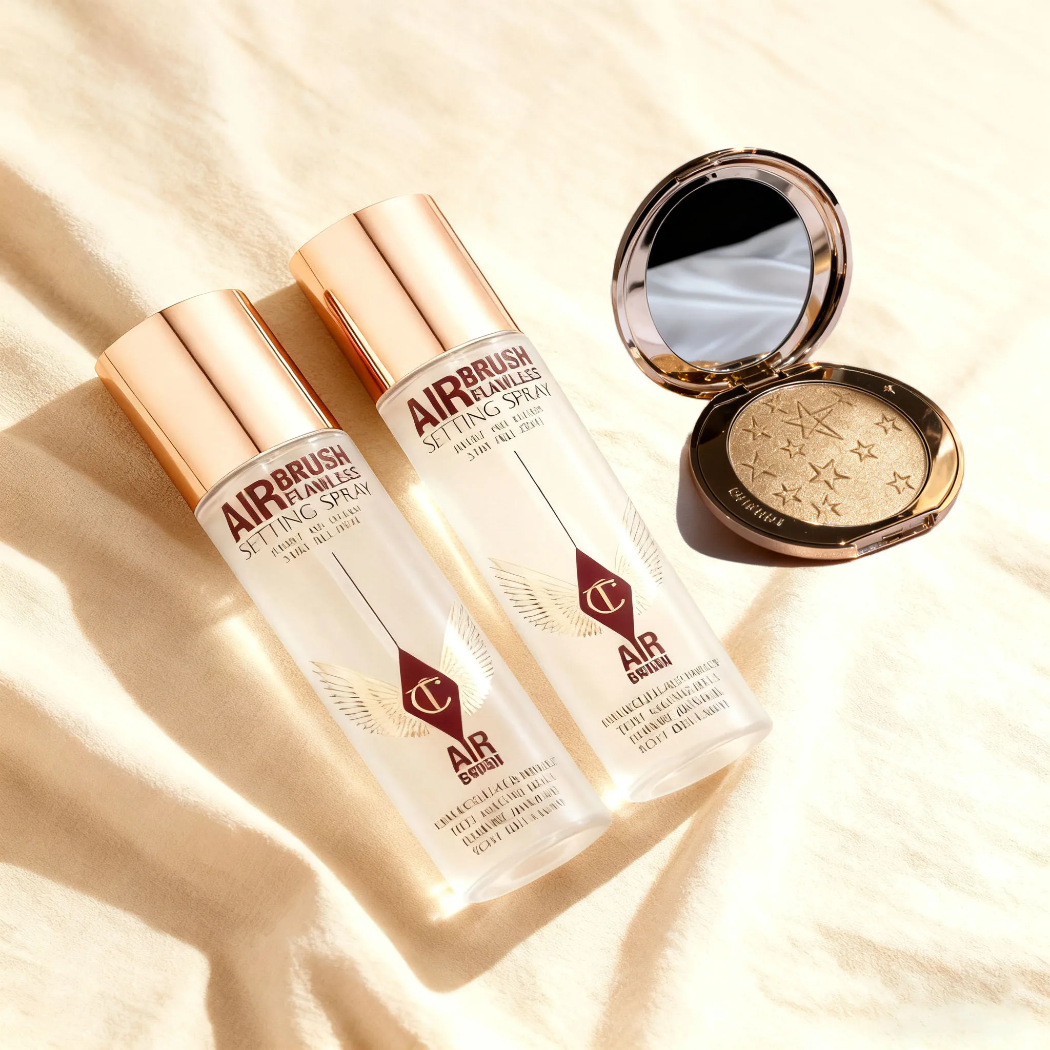 Charlotte Tilbury Set Spray No es fácil de quitar Maquillaje Piel seca, Piel aceitosa, Amado enfoque suave Belleza Celebridad Mismo maquillaje de marca