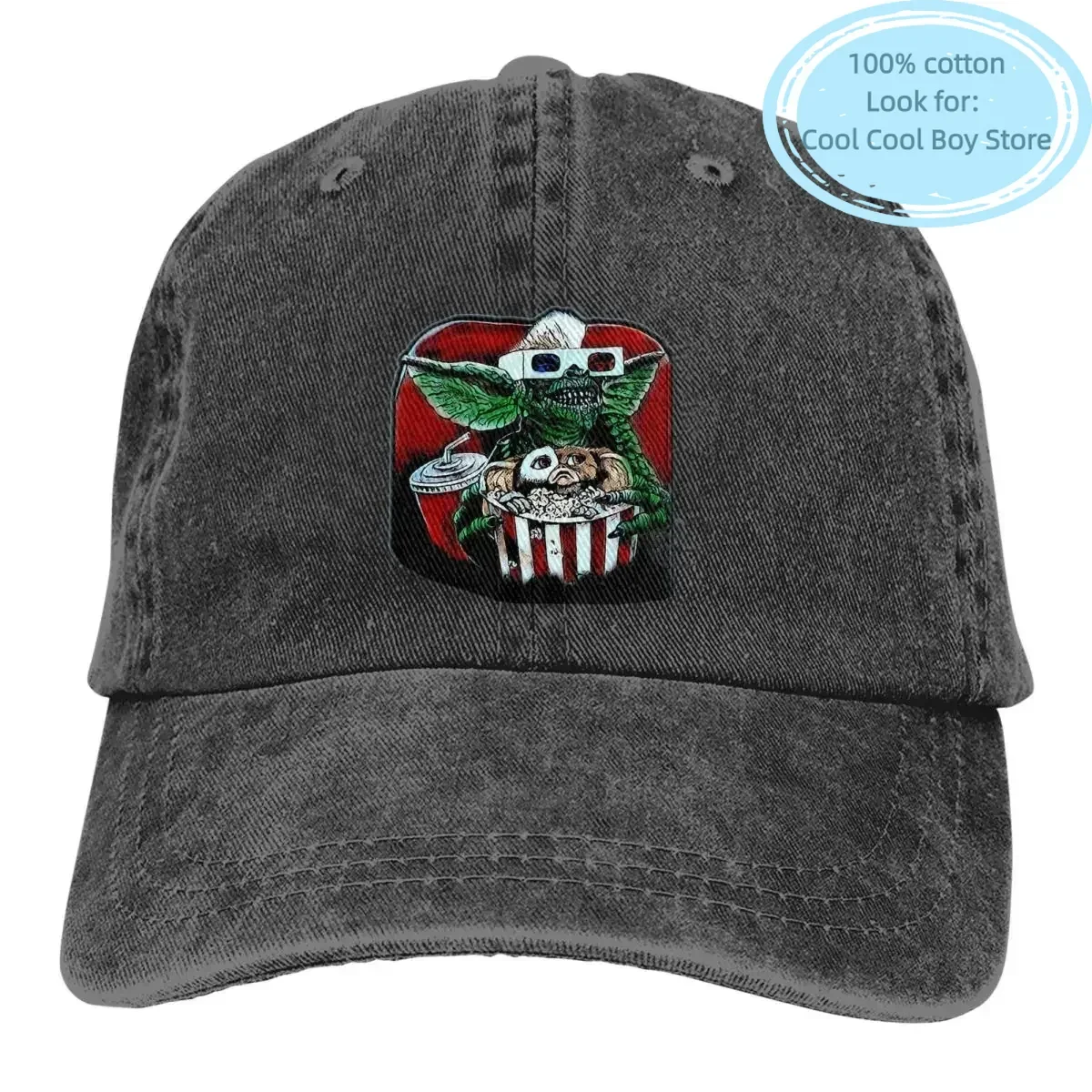 Gremlins Billy Pelzer Thriller Movie Multicolor Hat Peaked Men Women's Cowboy Cap At The Cinema Baseball Caps Visor Protect Hats