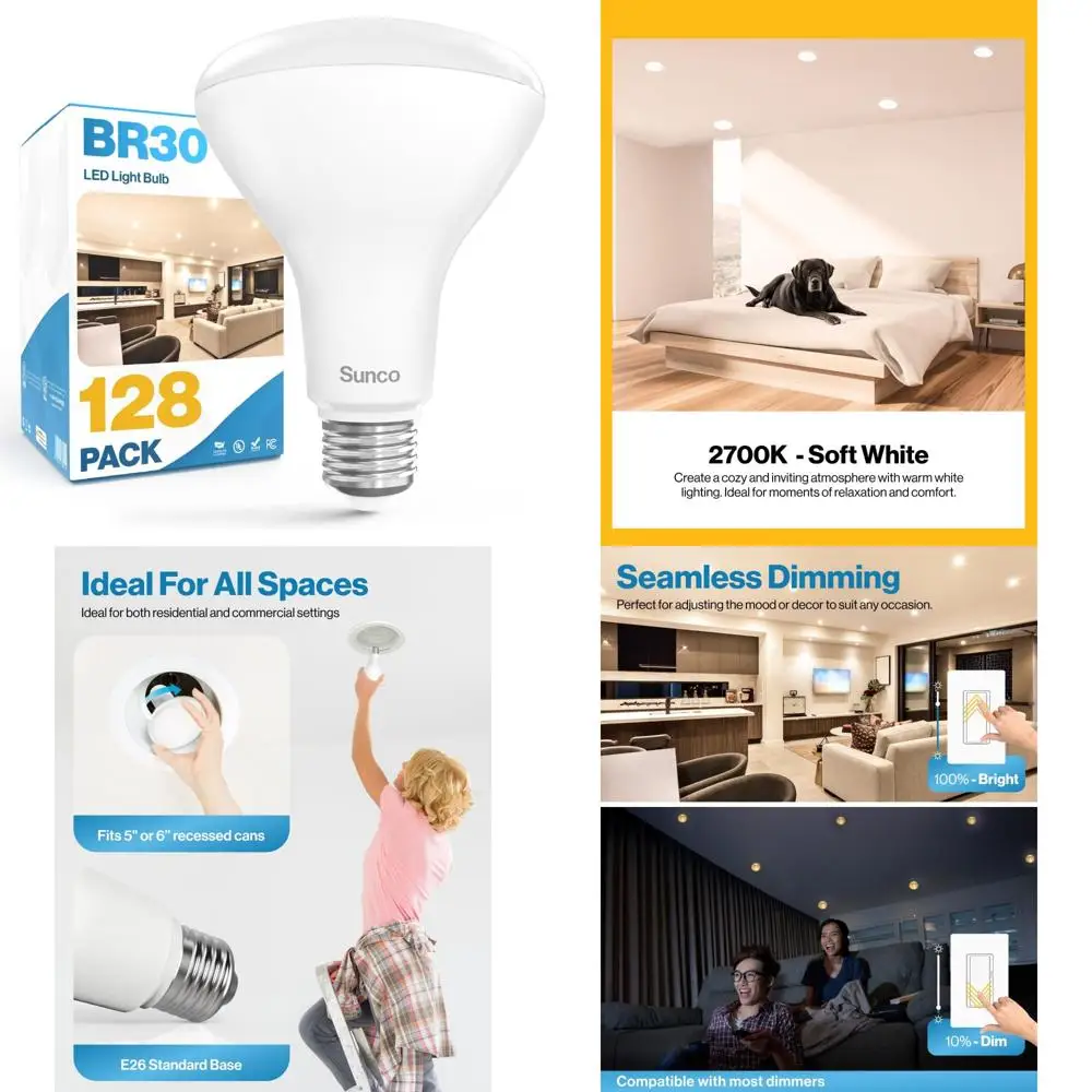 Sunco 128 Pack BR30…