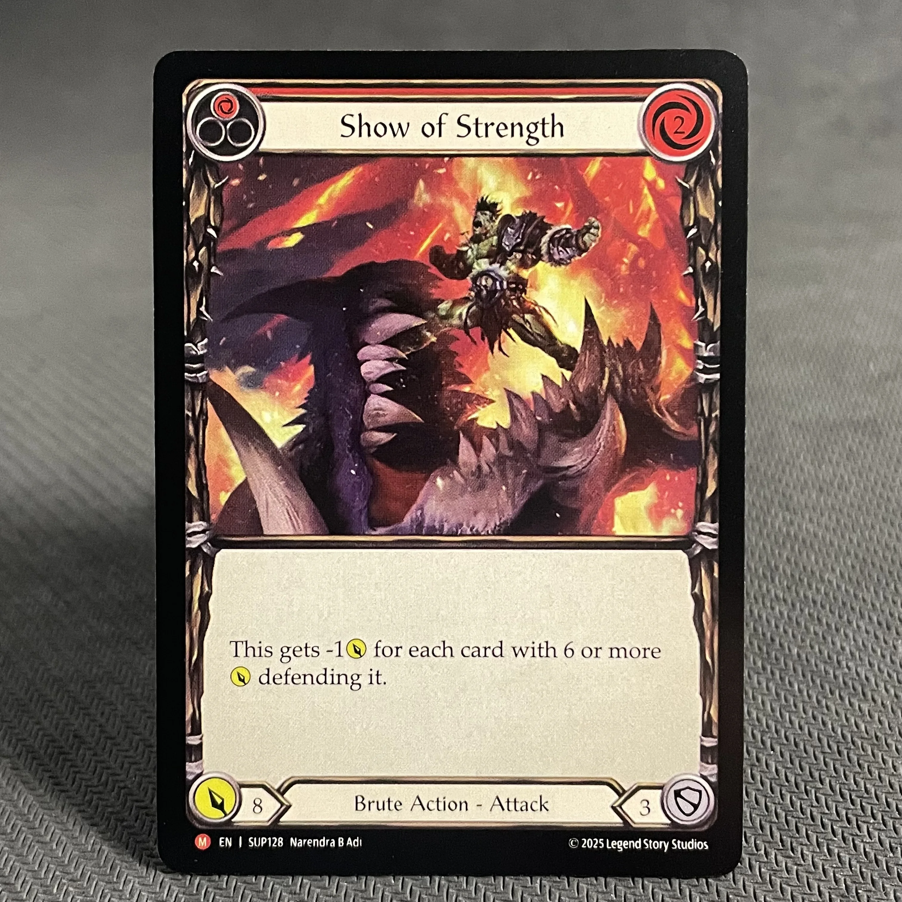 Flesh and Blood LSS001-P Ruu'di Gem Keeper Rudy Alpha Investments FLICK KNIVES Concealed Blade FAB Proxy Regular Card