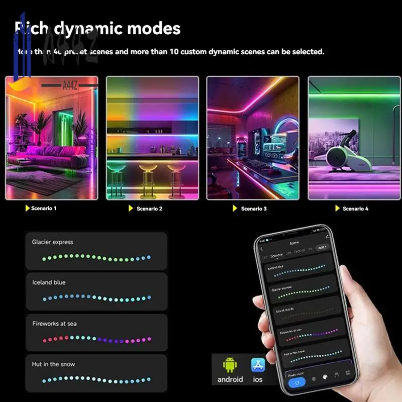 

A44Z-Dr03w Tuya Spi Wi-Fi Rgb светодиодный контроллер диммер работает с Google Alexa Home Wi-Fi беспроводное управление для Rgb светодиодной ленты