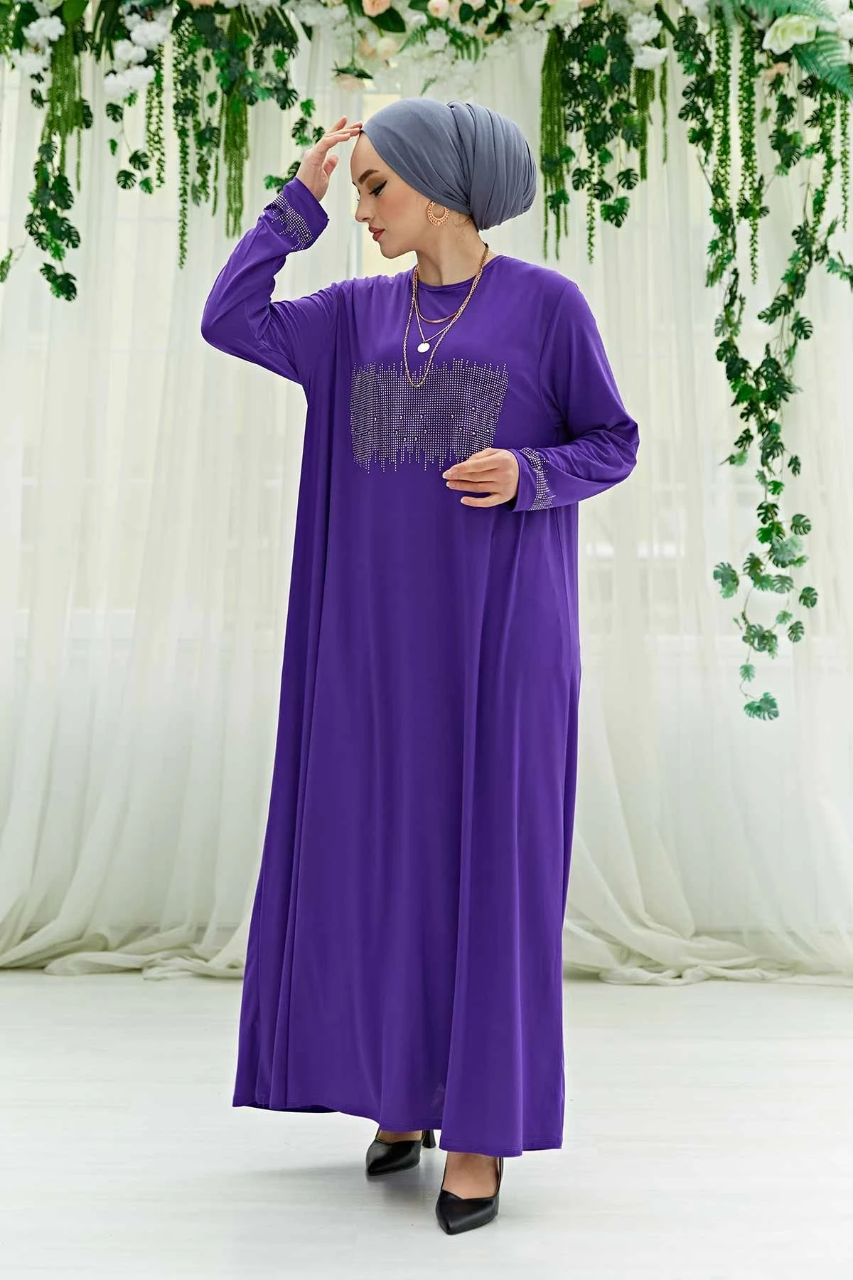 

Dress women's dresses 2021 kaftan abaya long Muslim evening dresses hijab abayas Turkish Hijab Party Casual women clothes