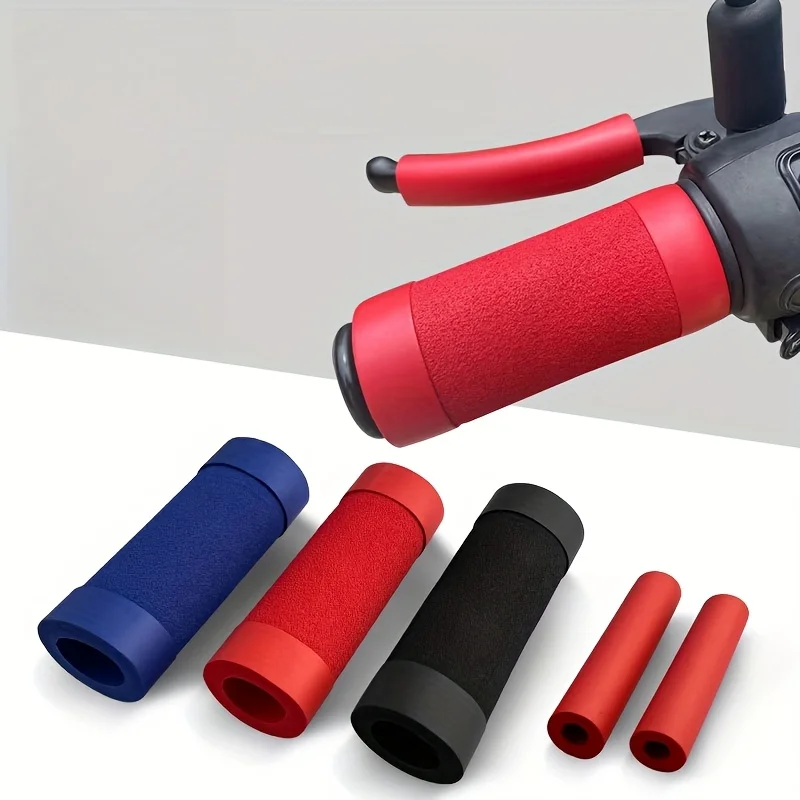 

Sweat Absorbing Soft Odorless Motorcycle Handle Gloves Sponge Handle Cover All-season Increase Friction Nonslip Shock Absorption