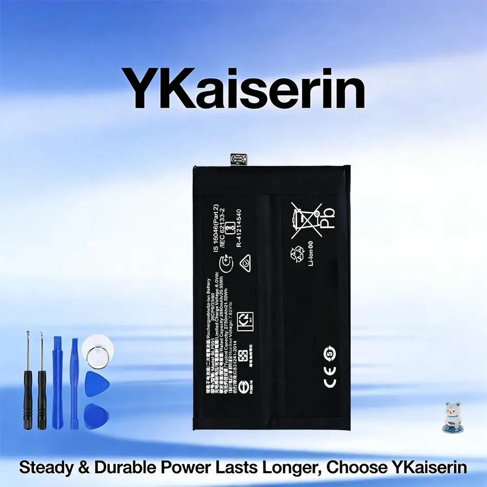 

Аккумулятор для мобильного телефона BLP991 для Oppo Realme GT Neo 5SE RMX3700, 2750 мАч, надежная замена