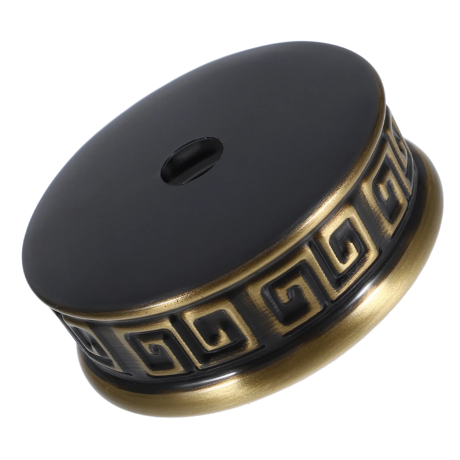 

Sturdy Copper Wall Lamp Shade Round Cup Finial Chinese Style Lamp Holder Light Base Replacement Modern Finial