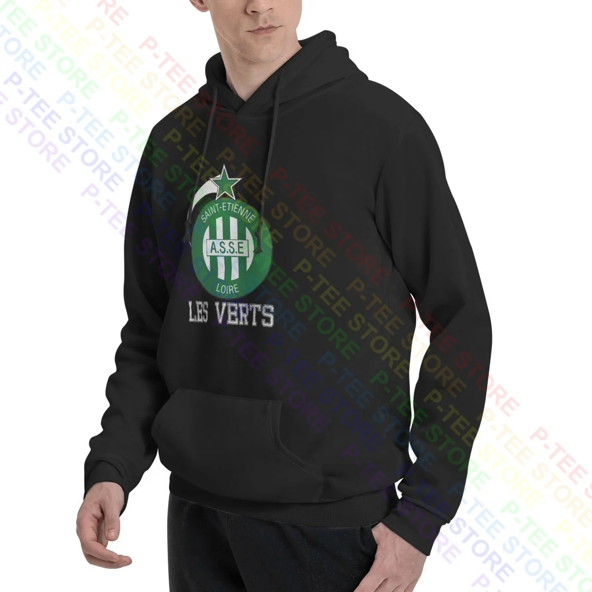 Les Verts Saint Etienne Asse France Ligue 1 Soccer Hoodie Sweatshirts Hoodies Vtg Print Premium Hot Selling