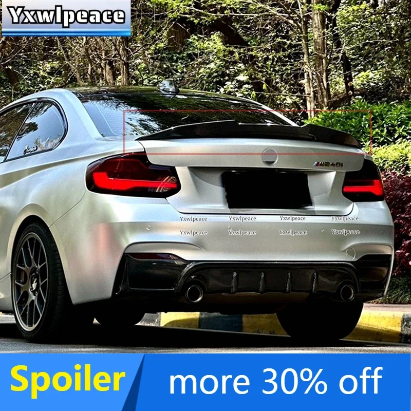 

PSM Style ABS Plastic Rear Trunk Lip spoiler Accessories For BMW 2 Series F22 F87 M2 2014-2019 M235i M240i 218i 220i 228i