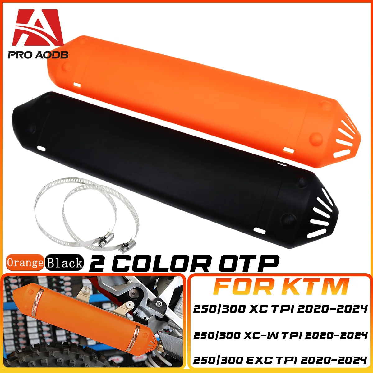 

Motorcycle Heat Shield Exhaust Protective Cover For KTM XC XCW EXC TE 250 300 TPI HENGJIAN HJZ300 2020 2021 2022 2023 Dirt Bike