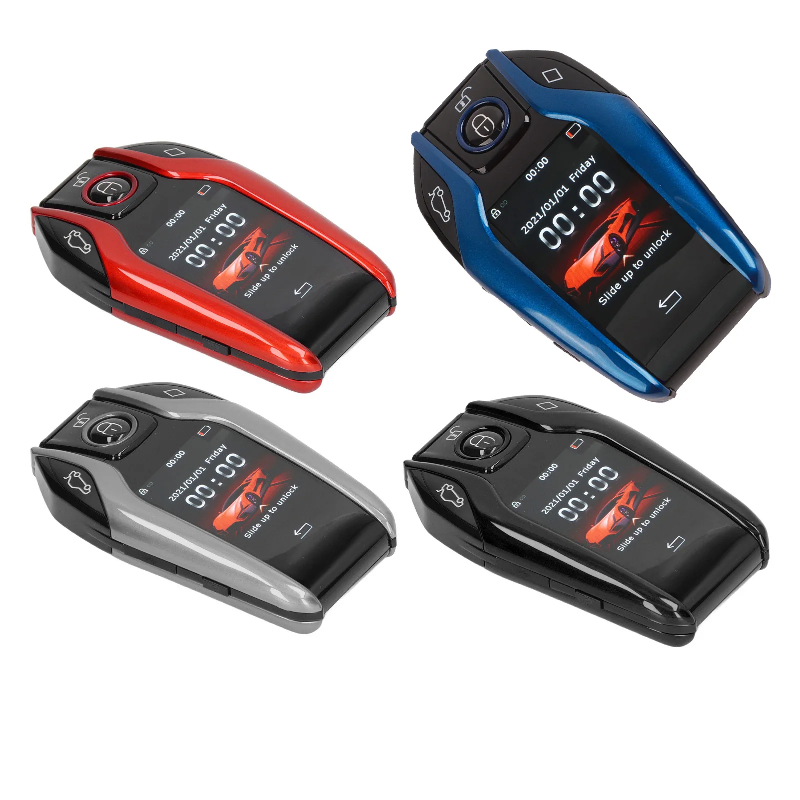 LCD Smart Key Smart Key TK800+ LCD Smart Key รีโมท Keyless Entry สําหรับทั้งหมด Start Stop Engine ปุ่ม
