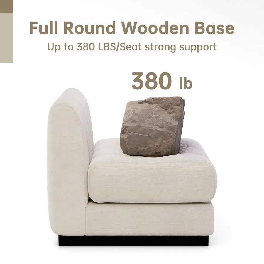 Oversized Sofa Couch Extra Deep Couch Modular Convertible Sectional Sofa Set Comfy Modern Sofas Couches for Living Room Apartme