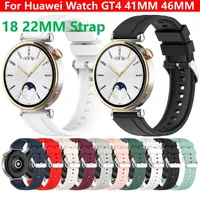 Silicone Strap For Huawei Watch GT4 41MM 46MM Sports Soft Band Wristband Men Women Bralecet Accessories 18MM 22MM GT 4