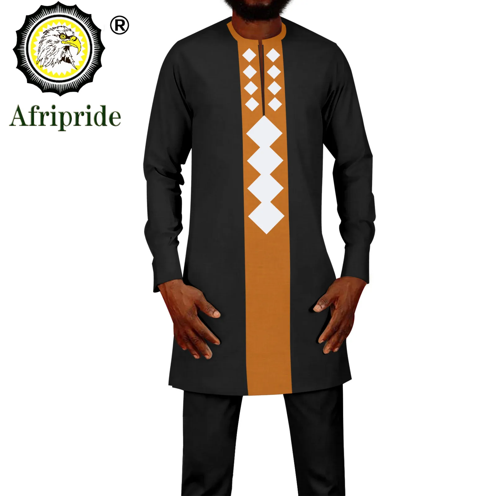 Tracksuit Men African Clothing Set Print Shirts and Pants 2 Piece Set Dashiki Outfits Ankara Blouse Attire Traditional A2216128