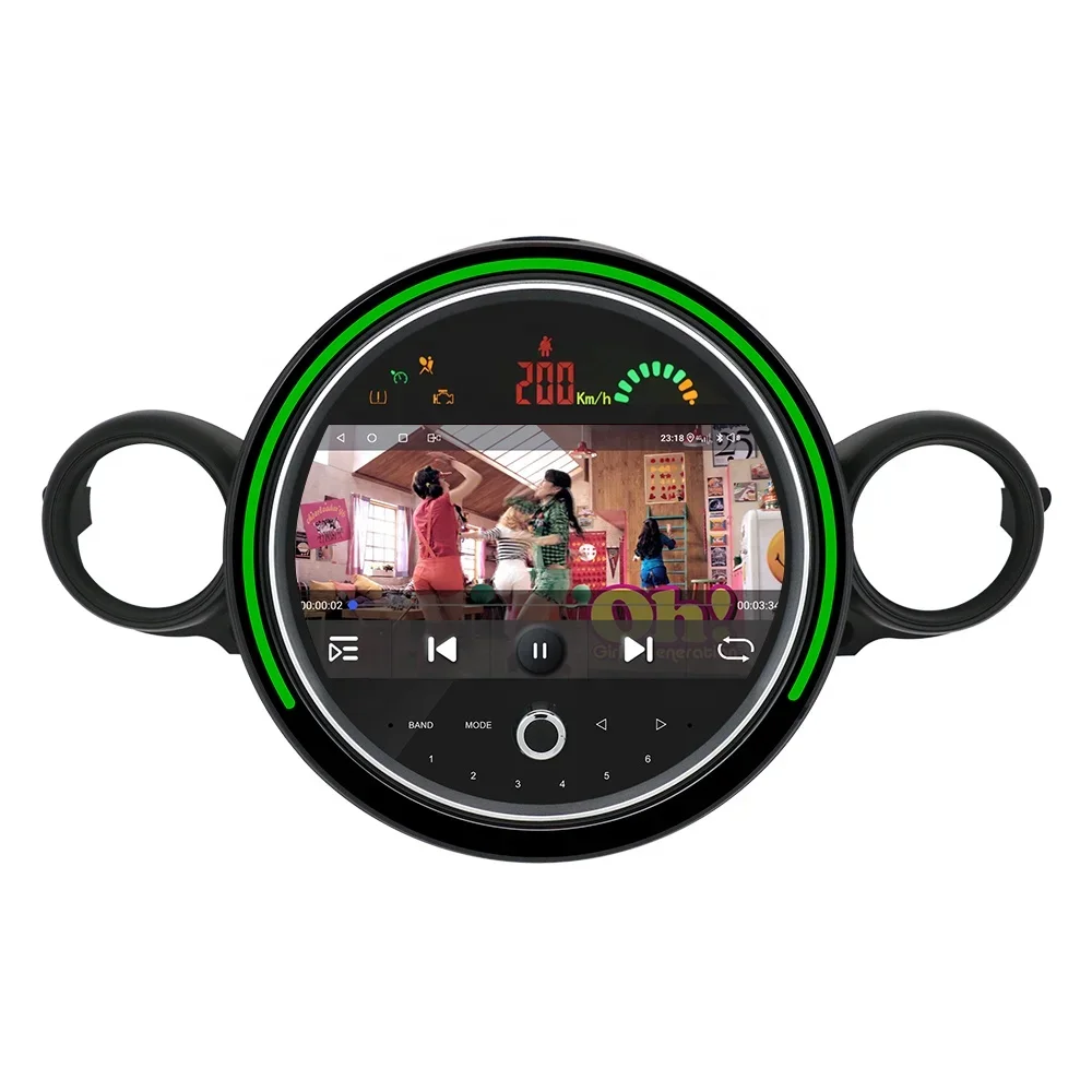 Android 9inch IPS Car Stereo for Mini Cooper R56 R60 Car GPS with Ambient Light Support Original Joystick Car Audio System