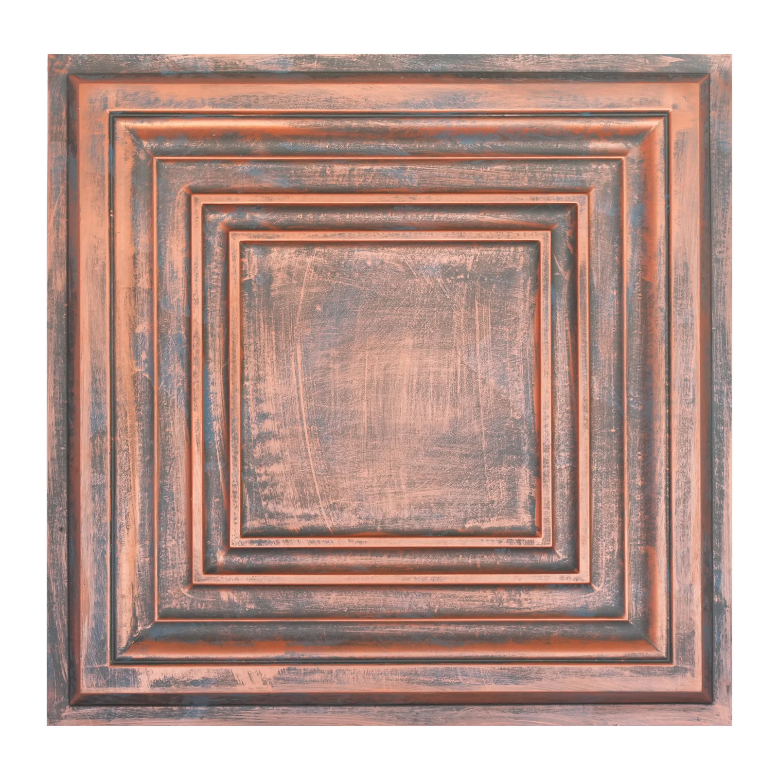 Suspended Ceiling tiles cafe pub restaurant well ceiling panels PL05 Rustic copper 10tiles/lot