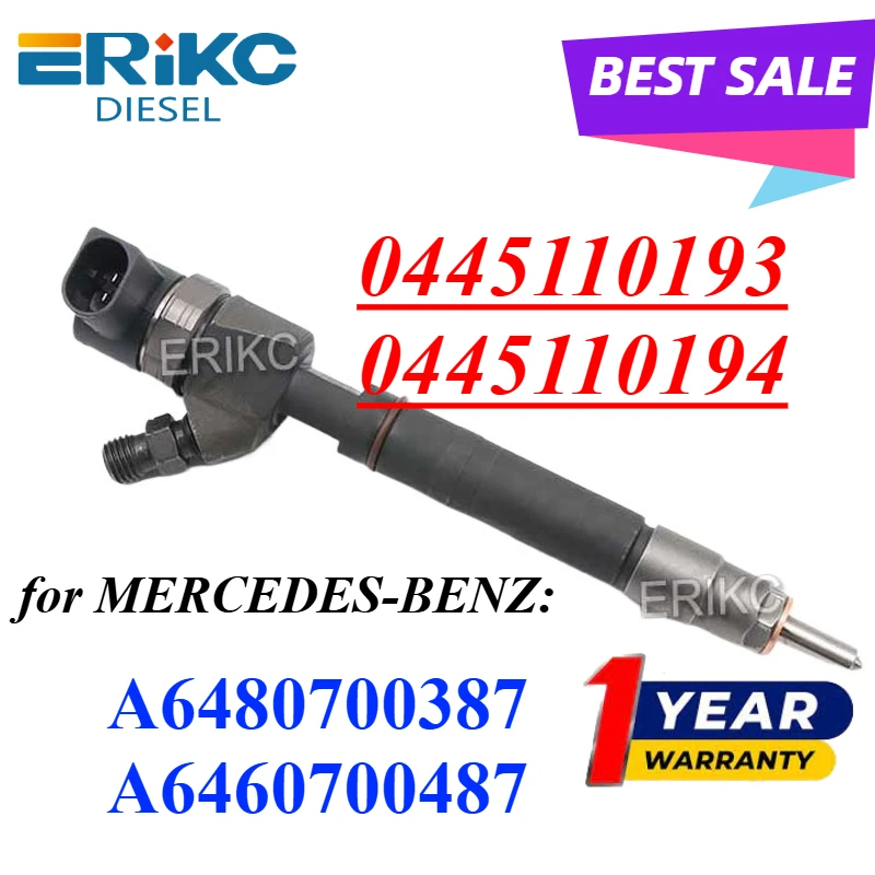 

0445110193 0445110194 Diesel Injector Nozzle A6480700387 for MERCEDES-BENZ W211 E320 A6480700387 A6460700487