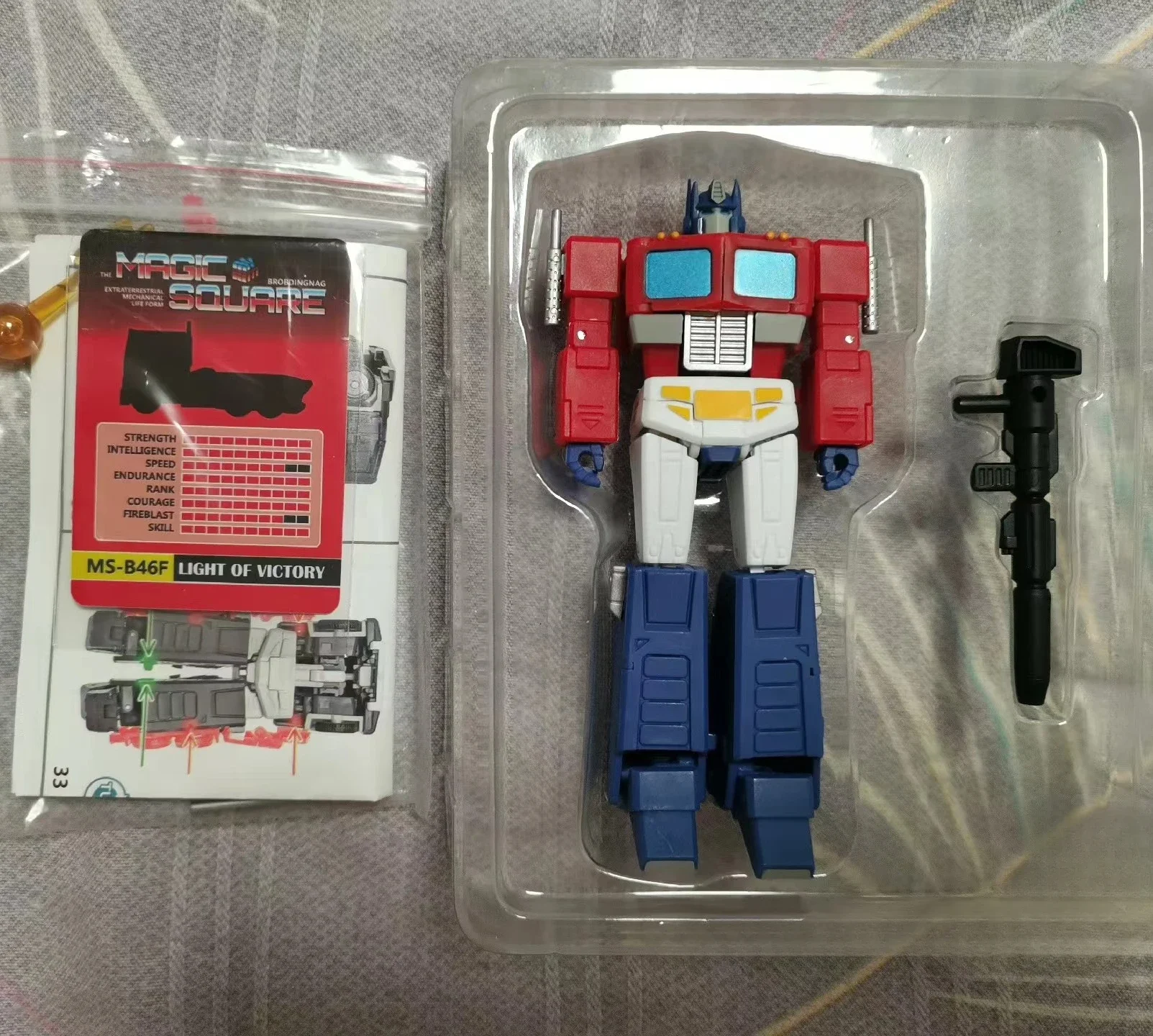 IN STOCK Magic Square Transformation MS-TOYS MS-B46F MSB46F 2.0 Light Of Victory OP Commander G1 Robot Action Figure