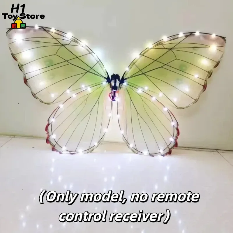 2026 New Style LED Lighted Bionic Butterfly Wing No Remote Control Receiver For Wedding Performance Large Event Girlfriend Gift