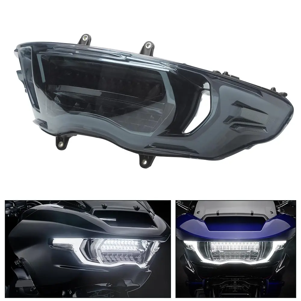 

For Harley Touring Road Glide CVO/SE FLTRXSE 2023-25 ST FLTRXSTSE FLTRX 2024-26 Motorcycle Front LED Headlight Assembly Headlamp