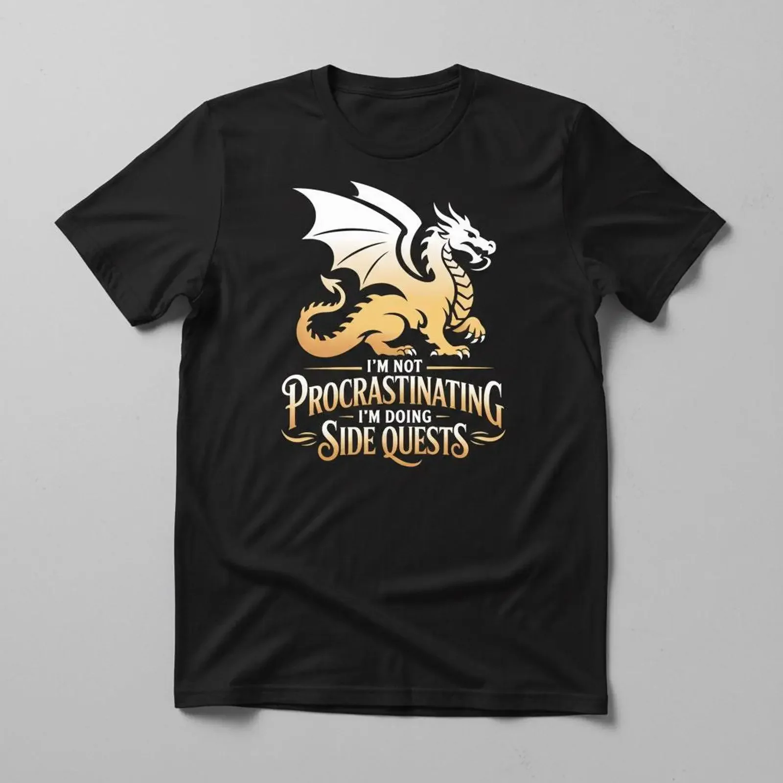 Side Quests T Shirt Funny Gamer RPG vintage Washed Casual fashion Versatile Comfortable Unisex graphic Top For Everyday Wear