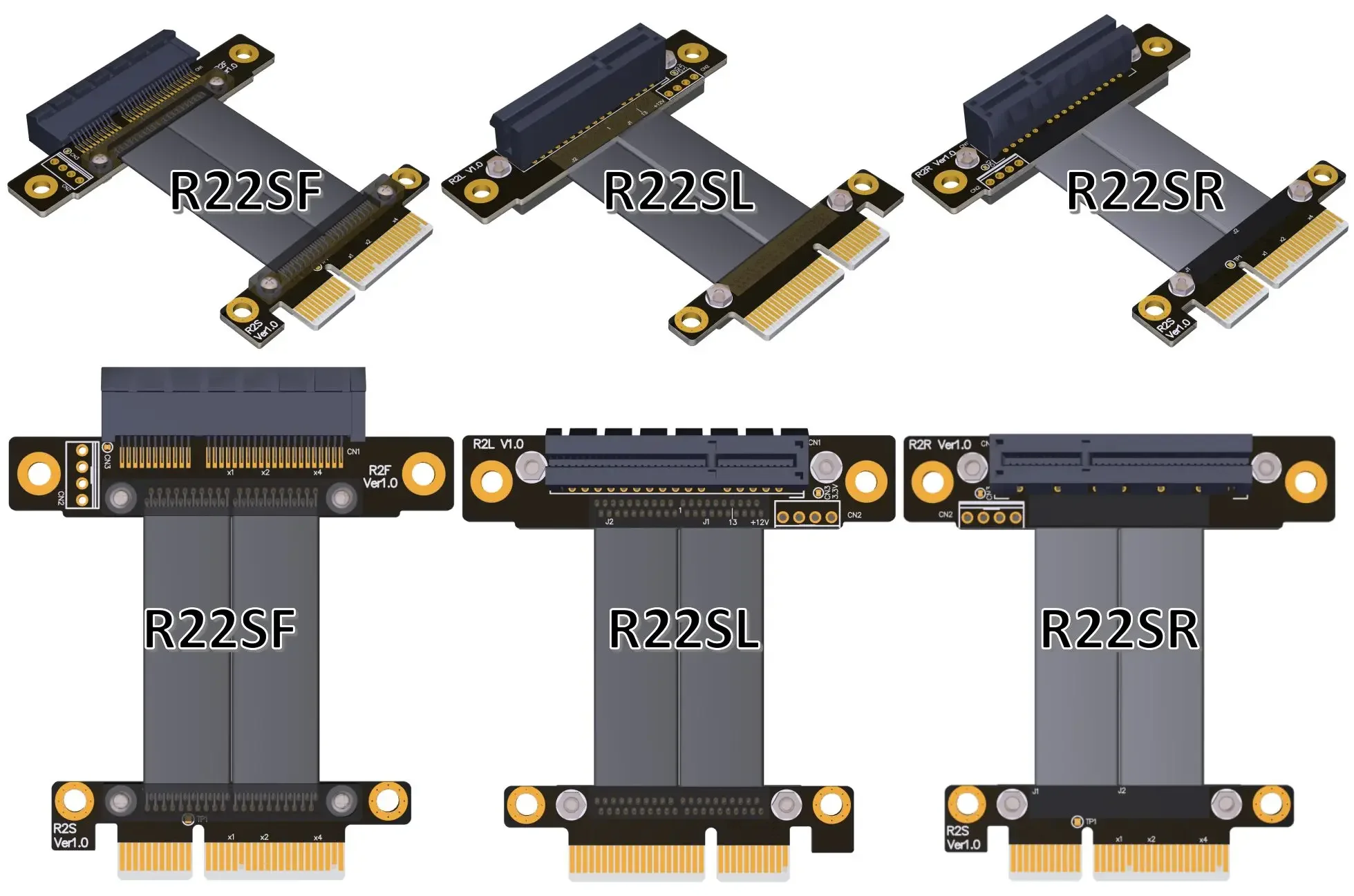 PCIE X4 Riser Cable 90 270 Degree Right Angle PCIe 3.0 x4 to x4 Extension Cable 32Gbps PCI Express 4x Riser Card Ribbon Extender