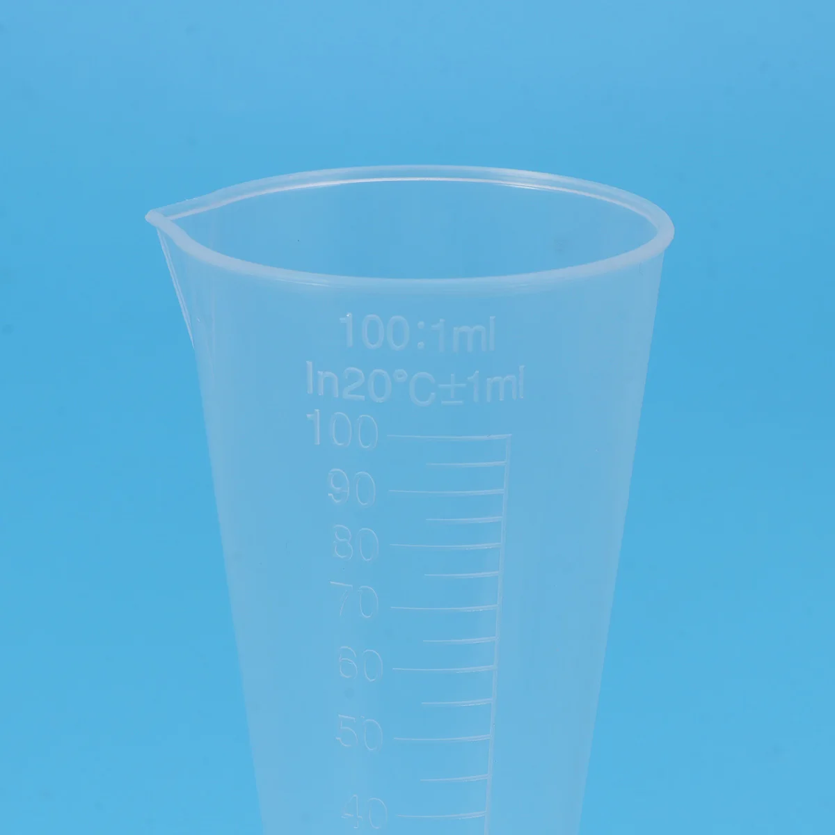 2 قطعة مجموعة أكواب قياس البلاستيك الشفاف تخرج 50 مللي 100 مللي سهلة القراءة كوب قياس واسع الفم