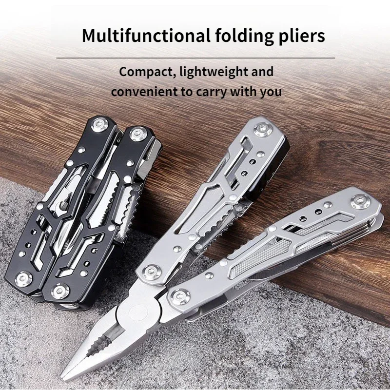 Portable Fold Multipurpose Repair Tool Outdoor Hunting Survival Rescue Tactical Mini Multi-tool Pocket Knife Pliers