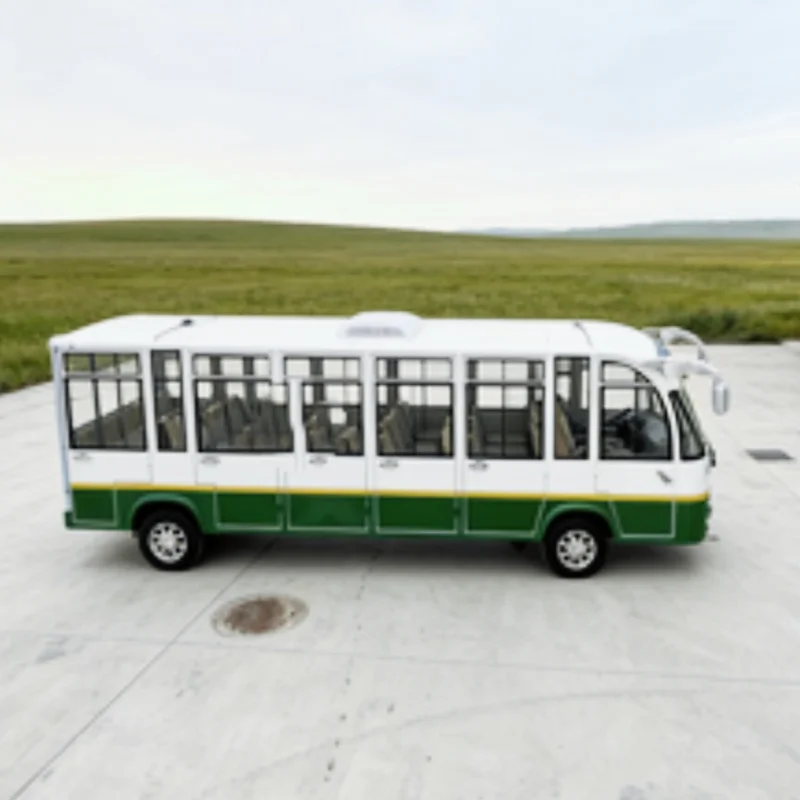 China Supplier Electric Sightseeing Bus Lithium Battery Scenic Spots Generation Wholesale Closed Scenic Sightseeing Bus