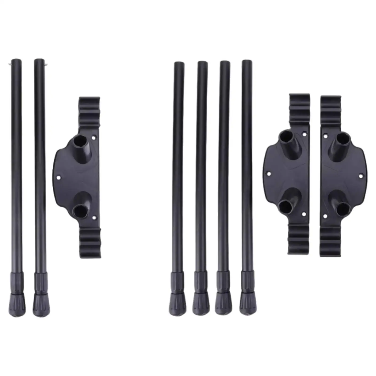 Cylindrical Table Leg Frame Portable Metal Folding Legs for Furniture Dining Laptop Night Stand