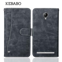 Leather Wallet For Lenovo Vibe C2 C2 Power Case Flip Luxury Card Slots Cover Phone Protective Book Style Bags