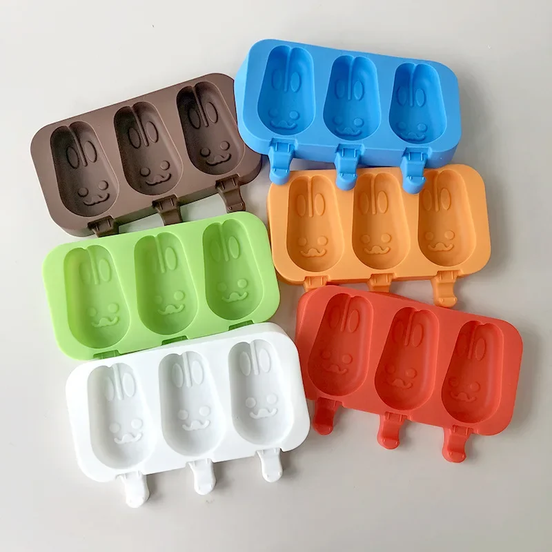 Silicone Ice Cream Mold Popsicle Molds DIY Homemade Mold Ice Cream Popsicle Ice Pop Maker Mould